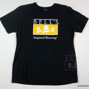 Bells Brewery Brewing Company Black Lg T-shirt Oberon Craft Beer Ale Kalamazoo